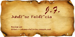 Juhász Felícia névjegykártya